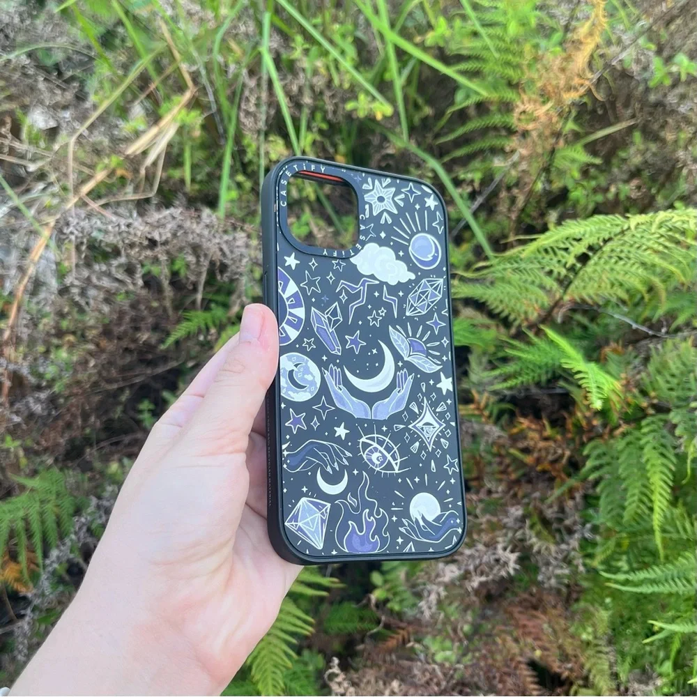 Casetify Black & White Celestial iPhone 13 Case